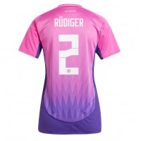 Camisa de time de futebol Alemanha Antonio Rudiger #2 Replicas 2º Equipamento Feminina Europeu 2024 Manga Curta